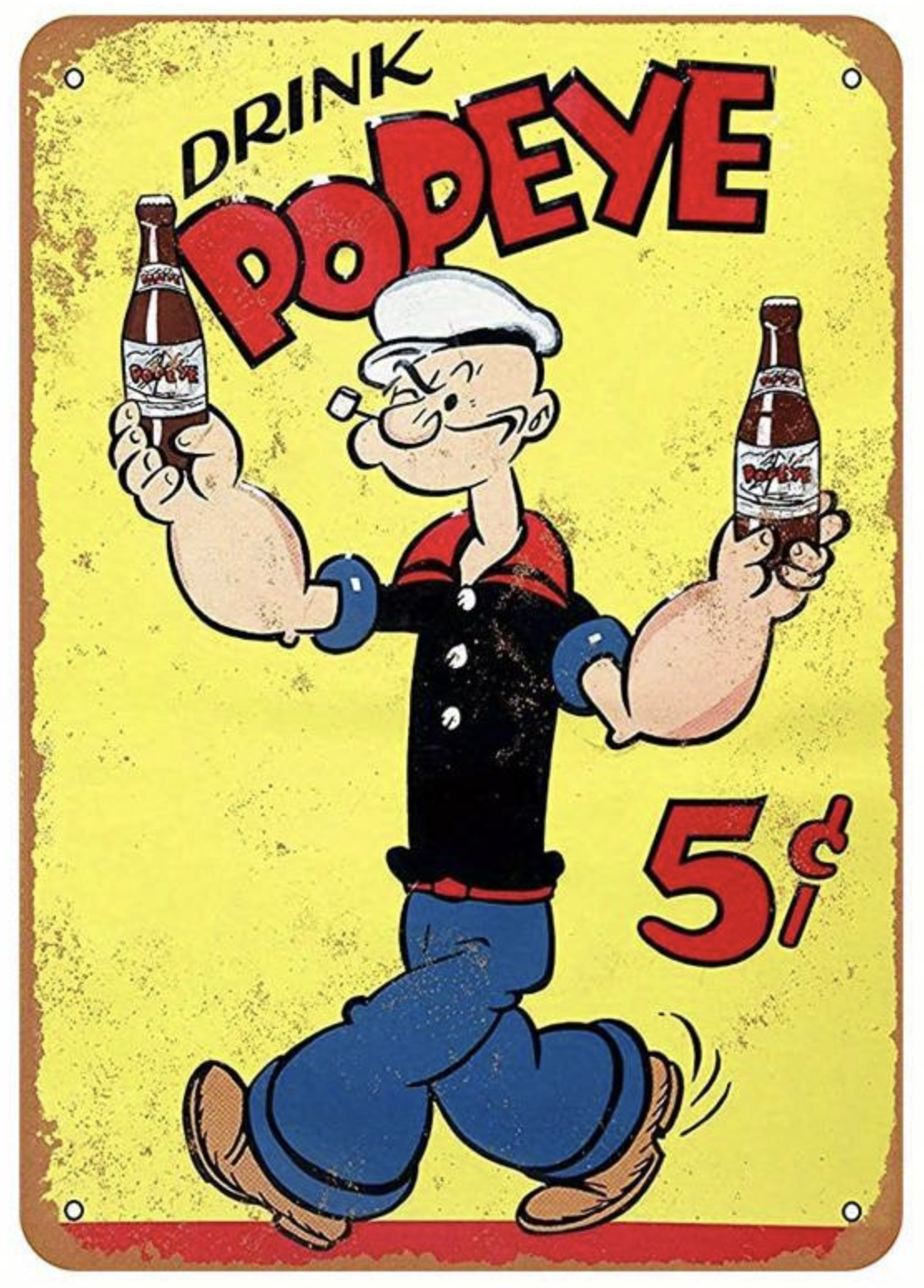 Blechschild Popeye
