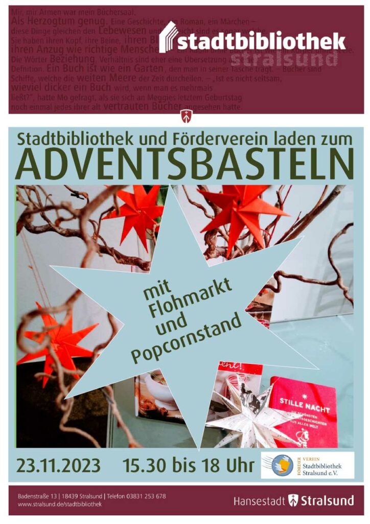 Stadtbibliothek-Stralsund-Adventsbasteln