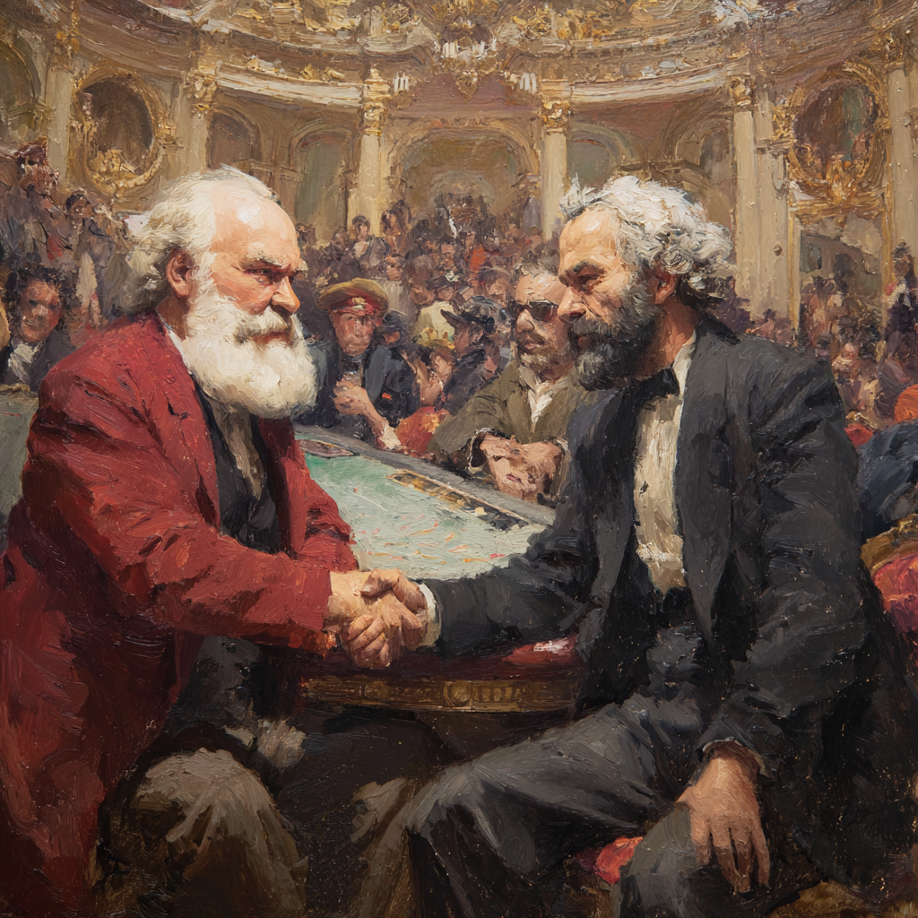 Karl Marx und Leo Ferre